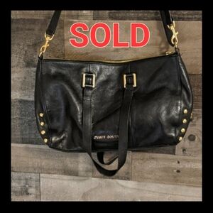Juicy Couture black leather Purse